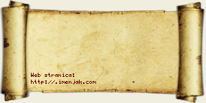 Anđela Bakić vizit kartica